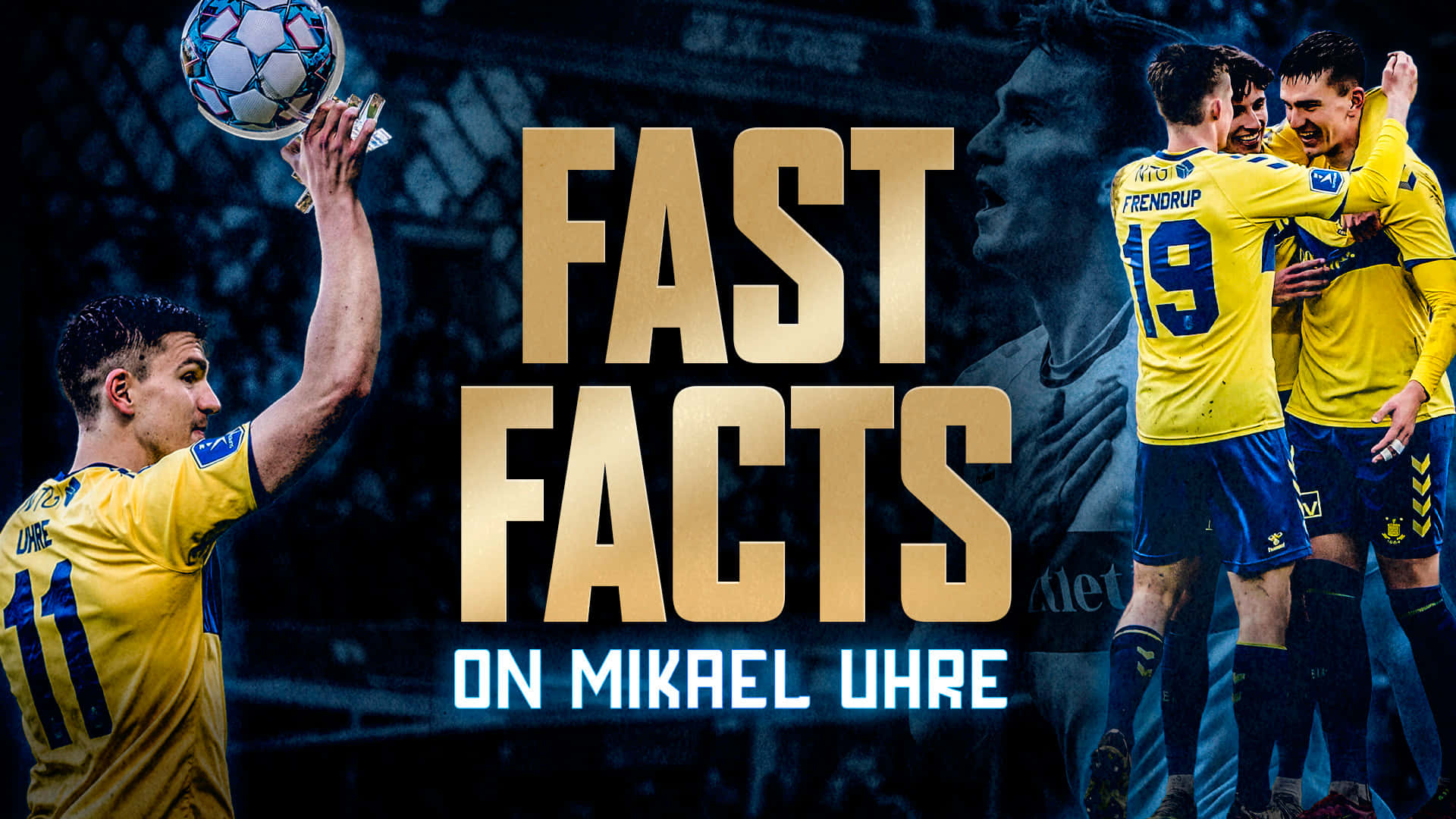Mikael Uhre Sprints With Determination Background