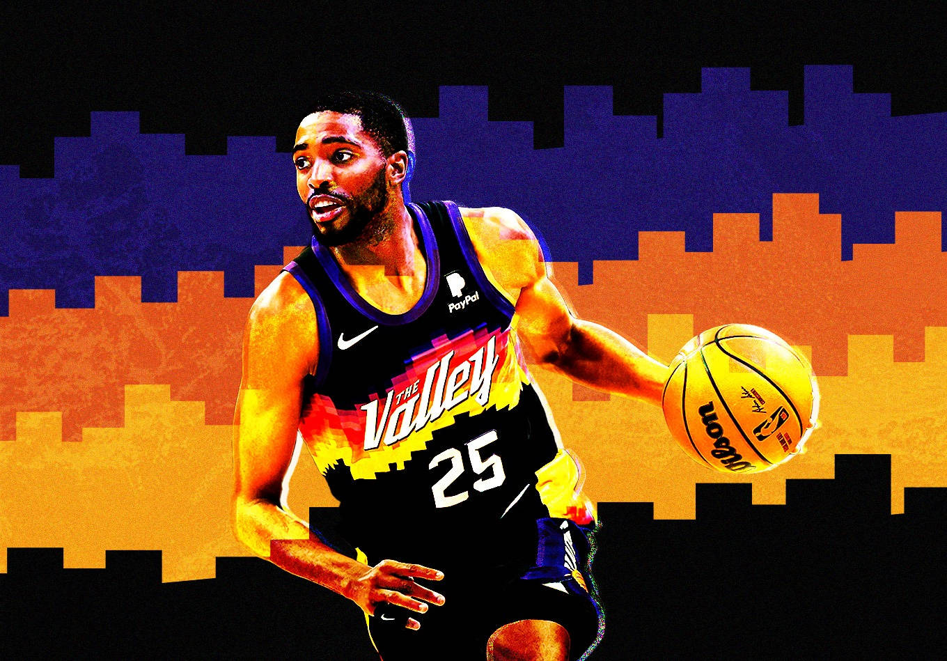 Mikal Bridges Graphic Art