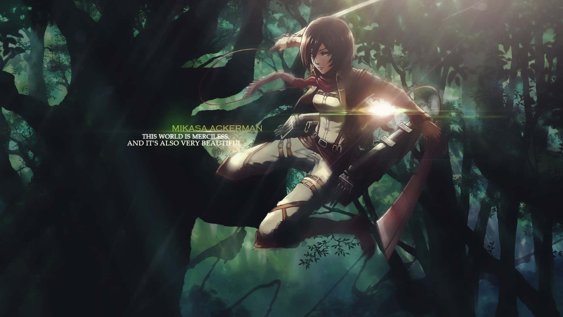 Mikasa Ackerman Season4 Action Pose