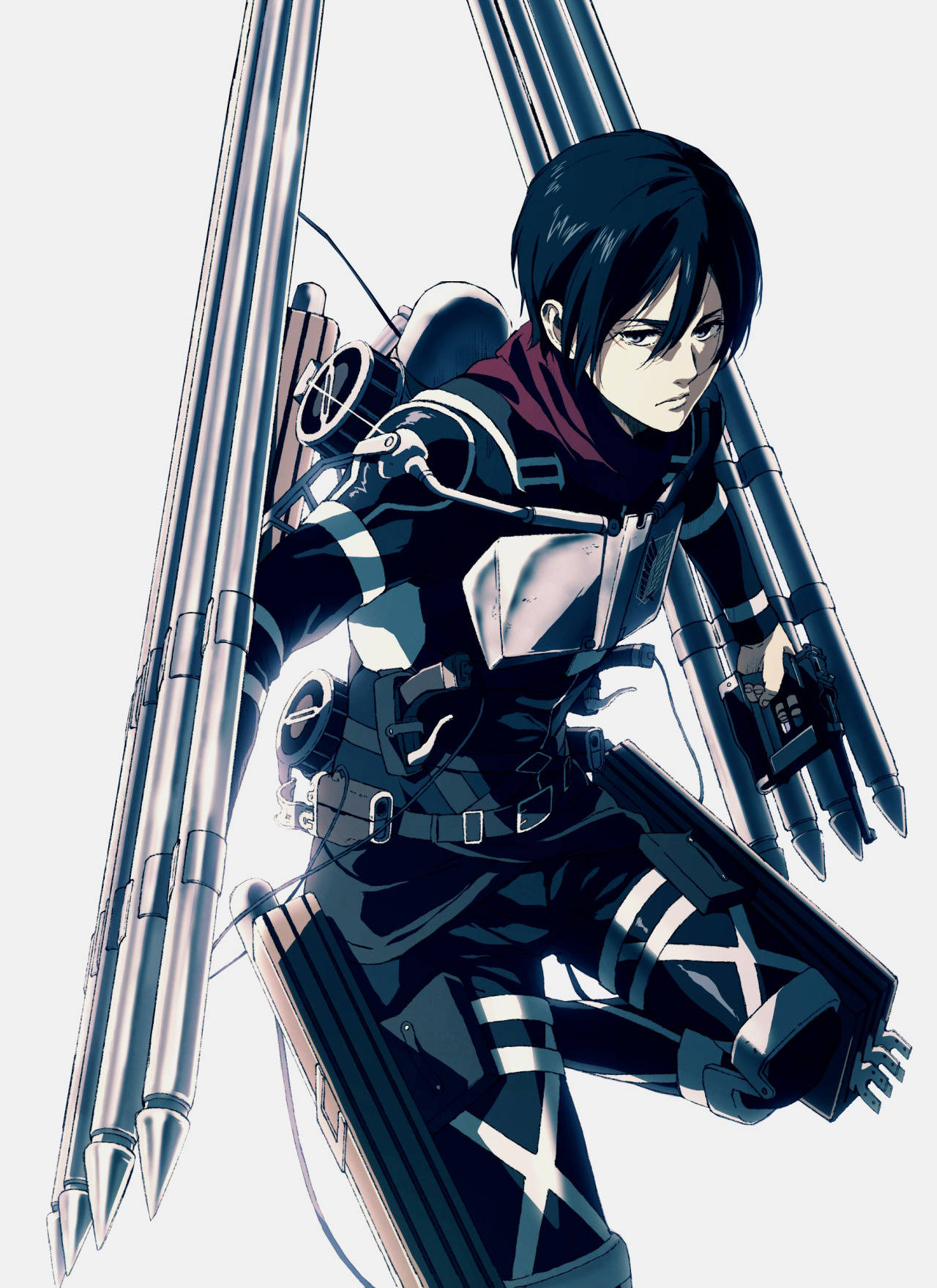 Mikasa Ackerman Thunder Spear Background