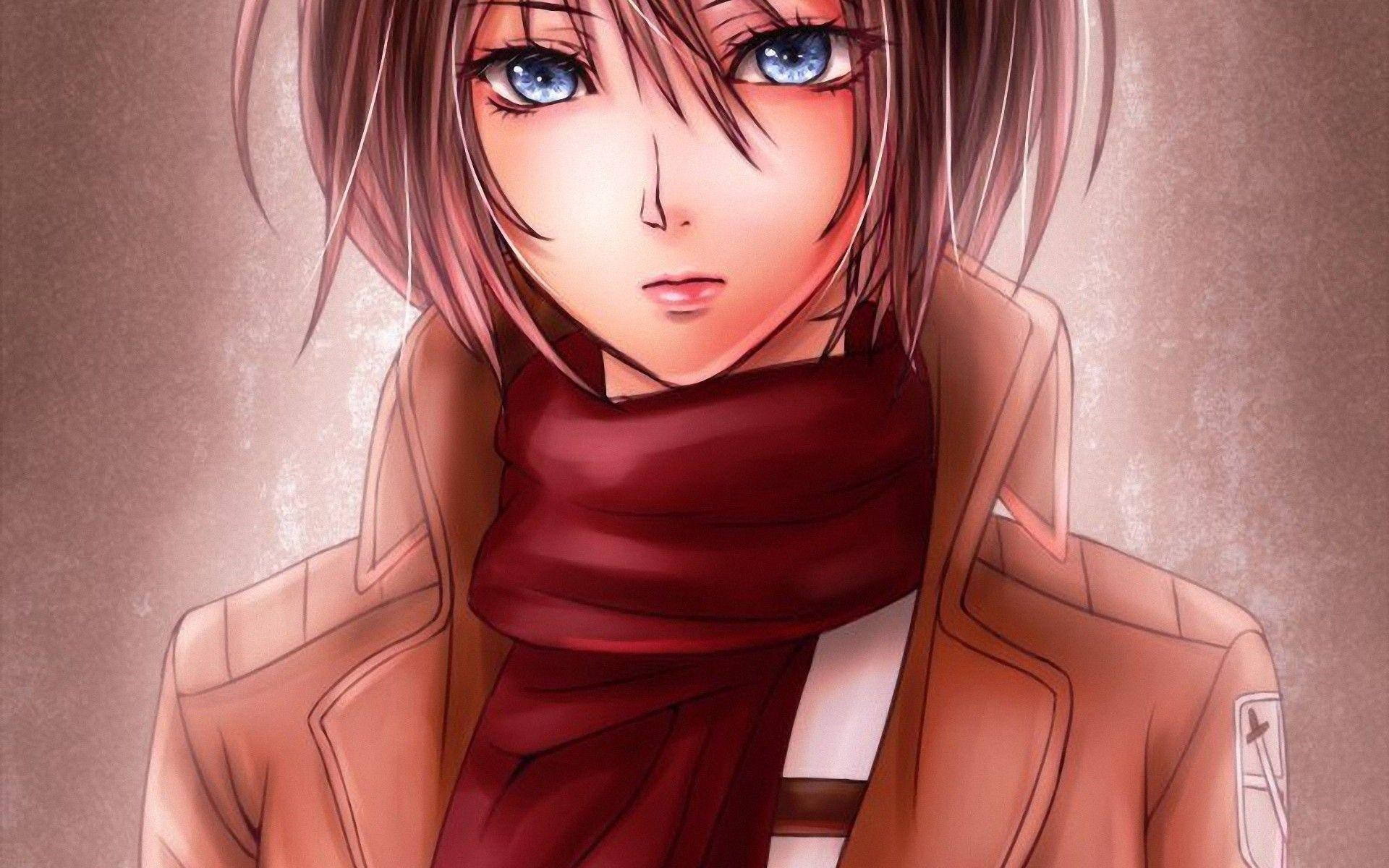 Mikasa Glistening Eyes Background