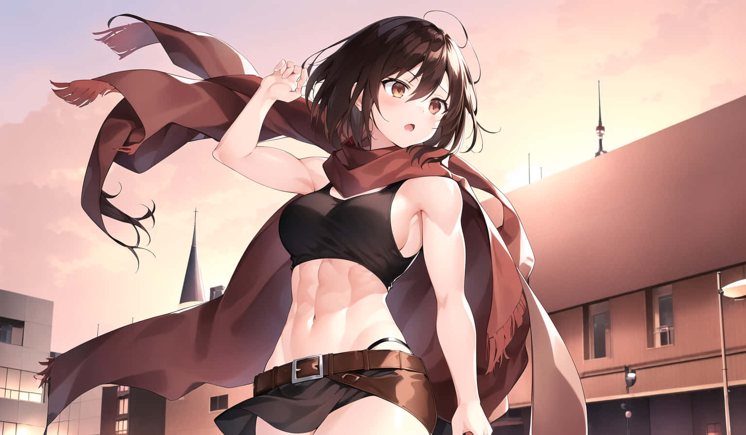 Mikasa Pfp Skimpy Outfit