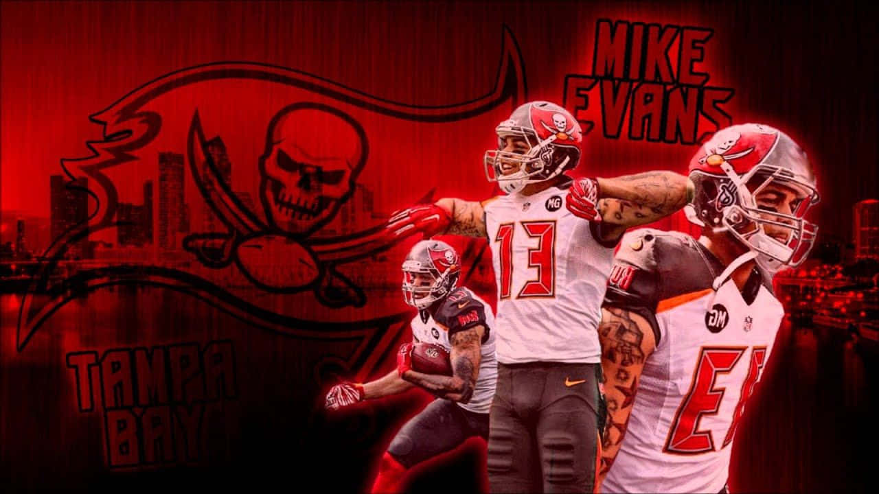 Mike Evans Of The Tampa Bay Buccaneers Background