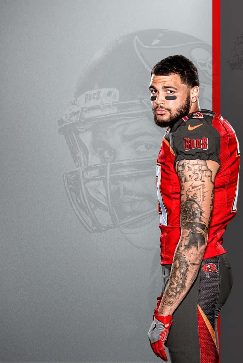 Mike Evans Portrait Background