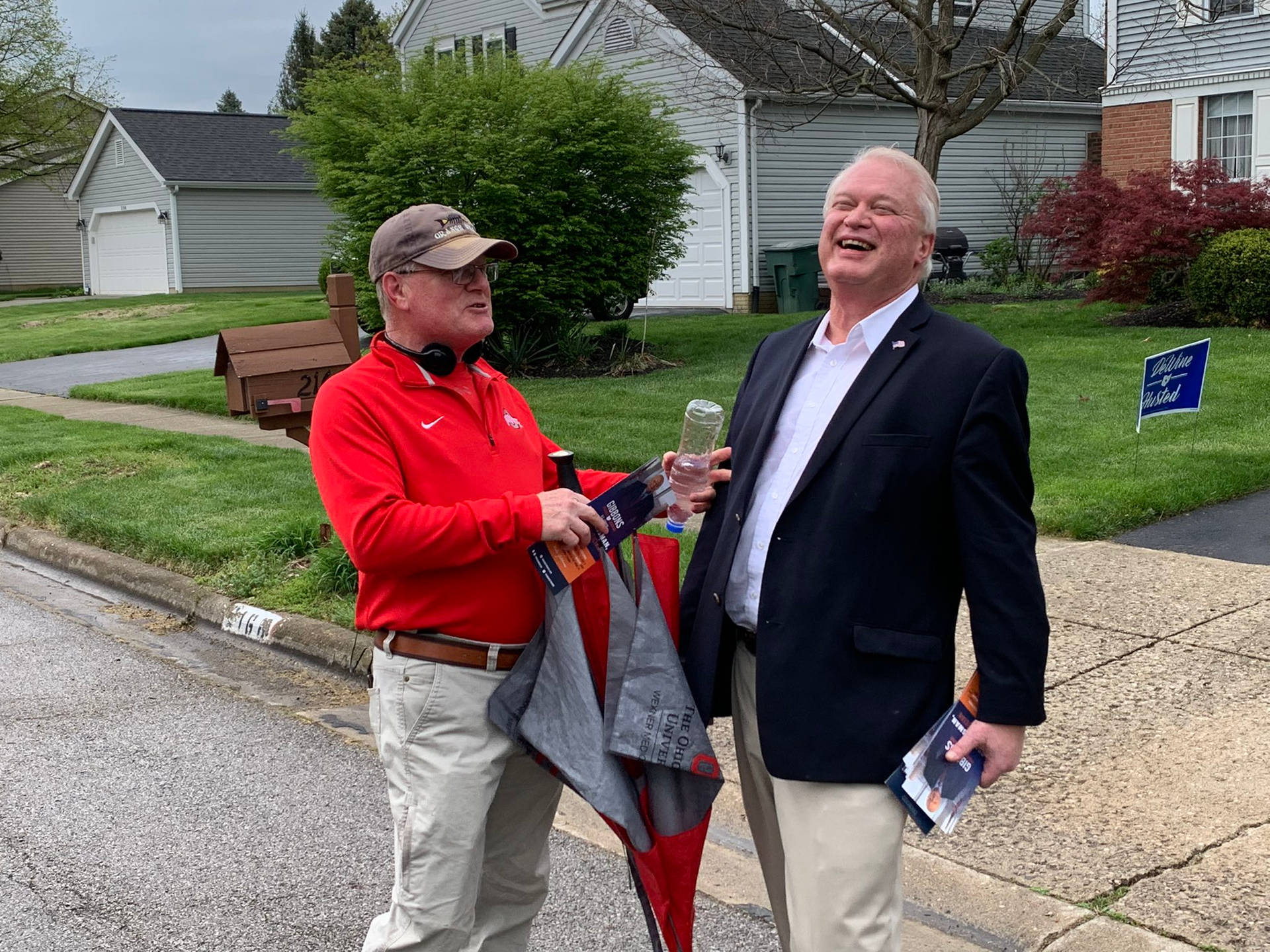 Mike Gibbons Laughing At Man's Joke