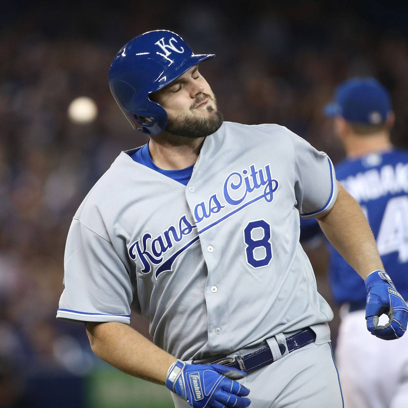 Mike Moustakas Blinking Background