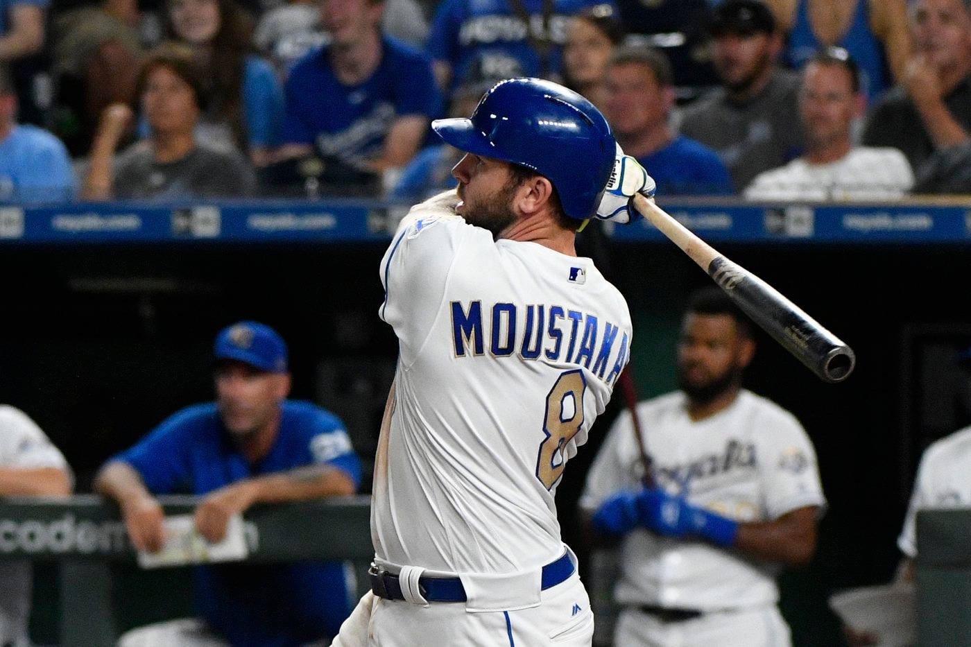 Mike Moustakas Powerful Background