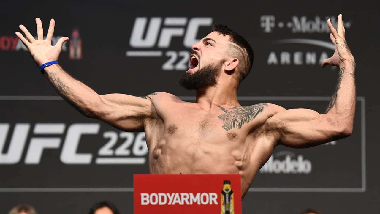 Mike Perry U F C Weigh In Roar