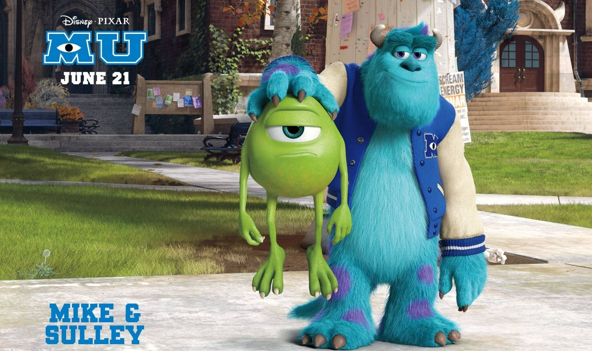 Mike & Sulley Mu Poster