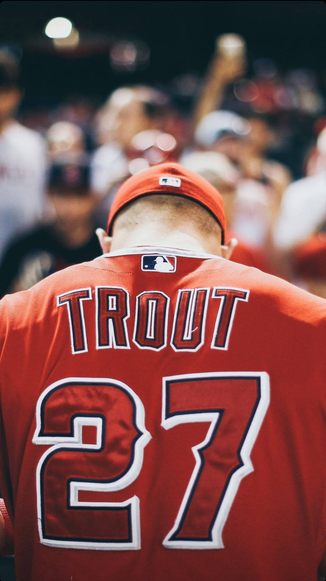 Mike Trout Mlb All-star Background