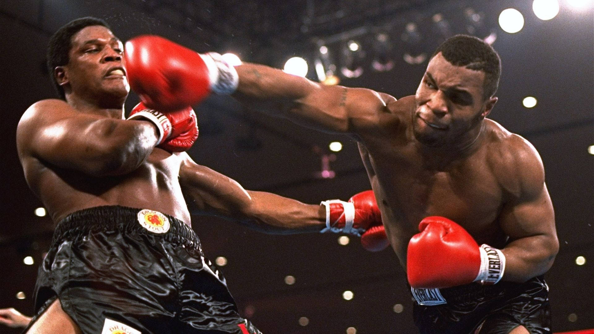 Mike Tyson Powerful Punch Background