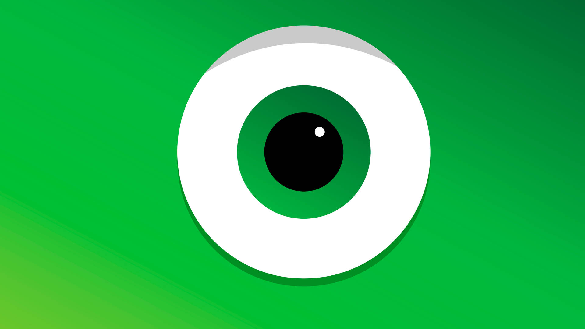 Mike Wazowski Iconic Green Eyes Background