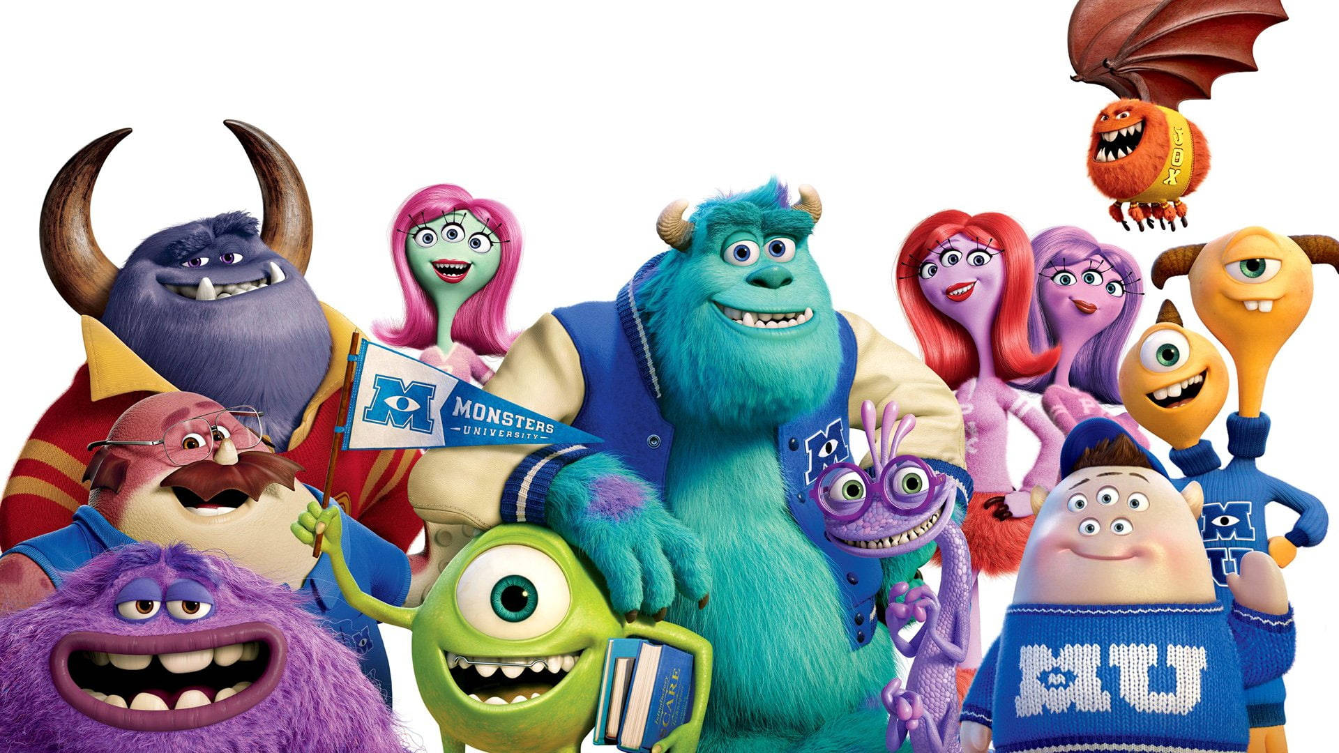 Mike Wazowski Monsters University Cast Background