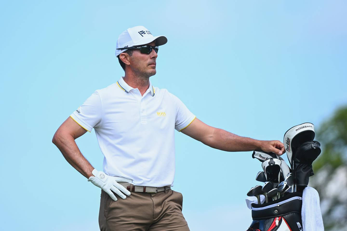 Mike Weir Against Light Blue Sky Background