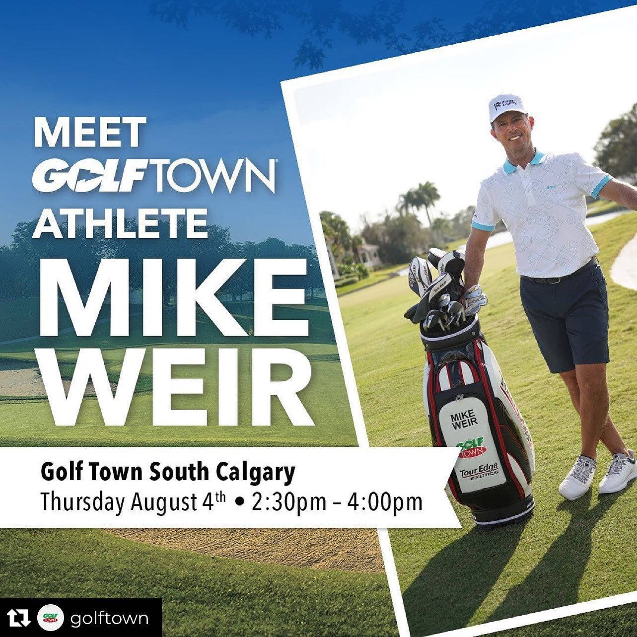 Mike Weir Fan Meeting Poster Background