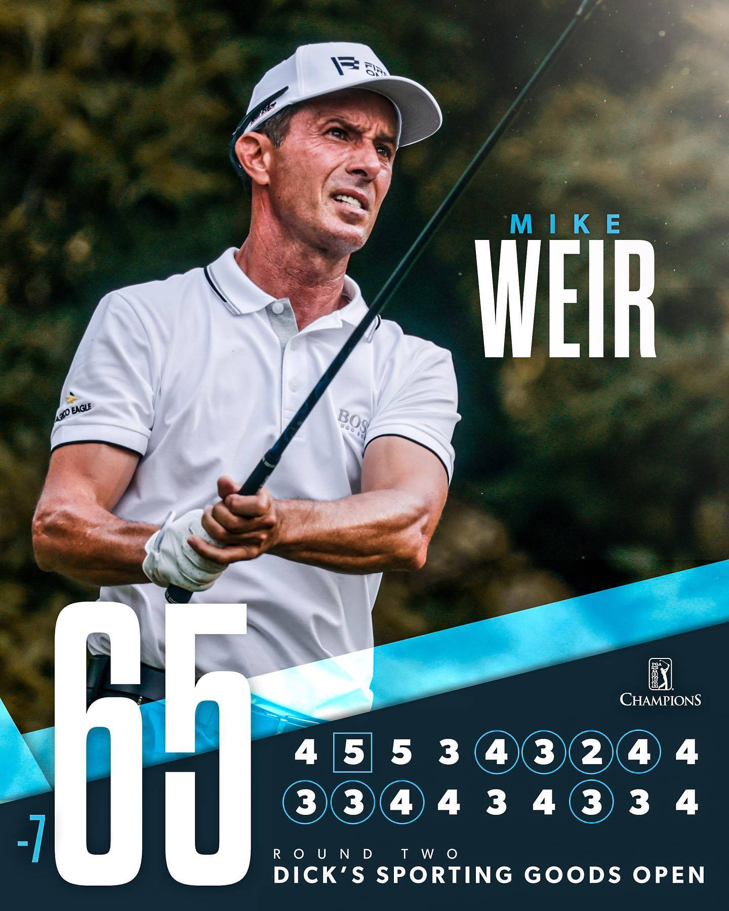 Mike Weir Match Edited Poster Background