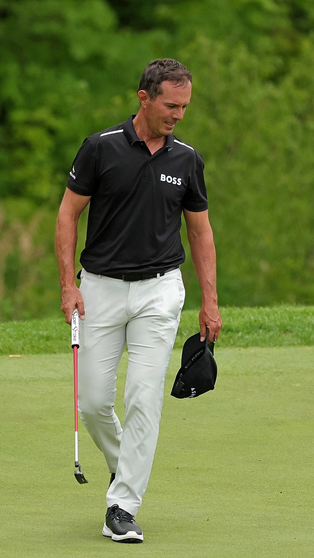 Mike Weir Walking On Golf Course Portrait Background