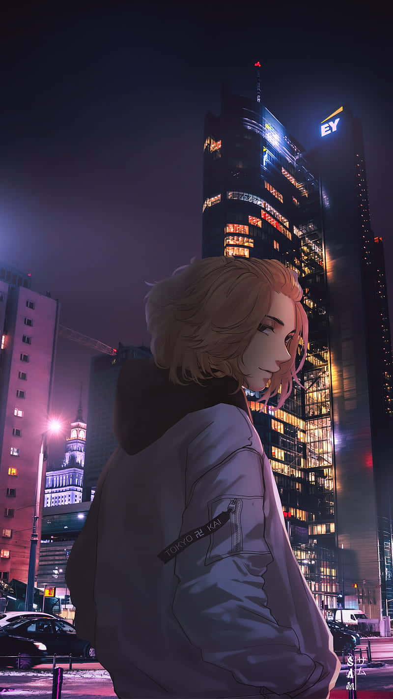 Mikey In The City Tokyo Revengers Anime