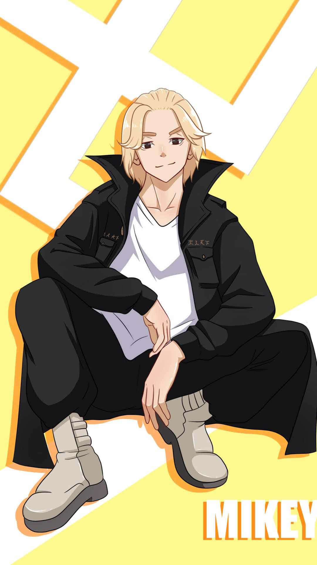 Mikey Tokyo Revengers Anime Portrait Background