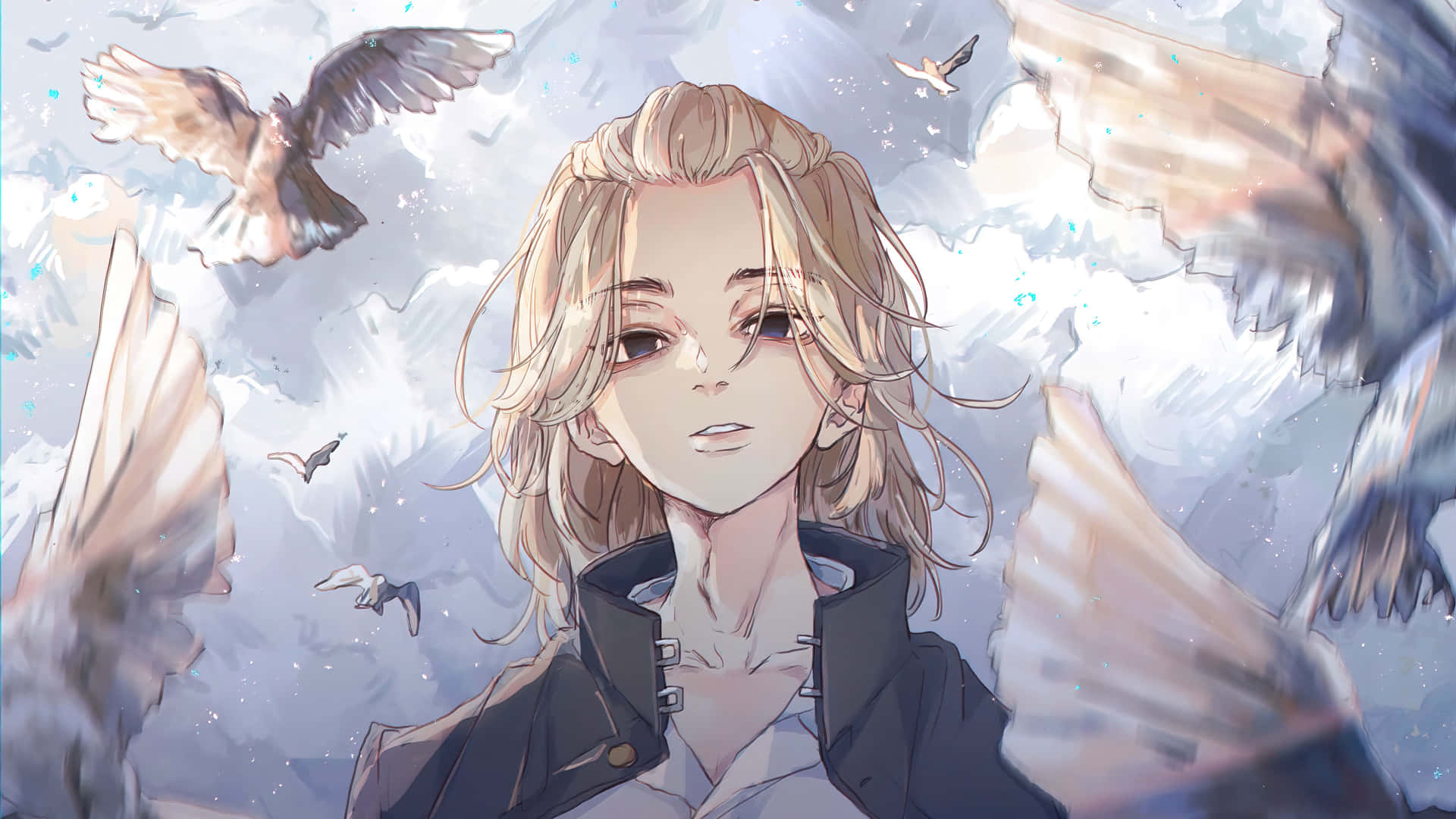 Mikey With Birds Tokyo Revengers Pfp