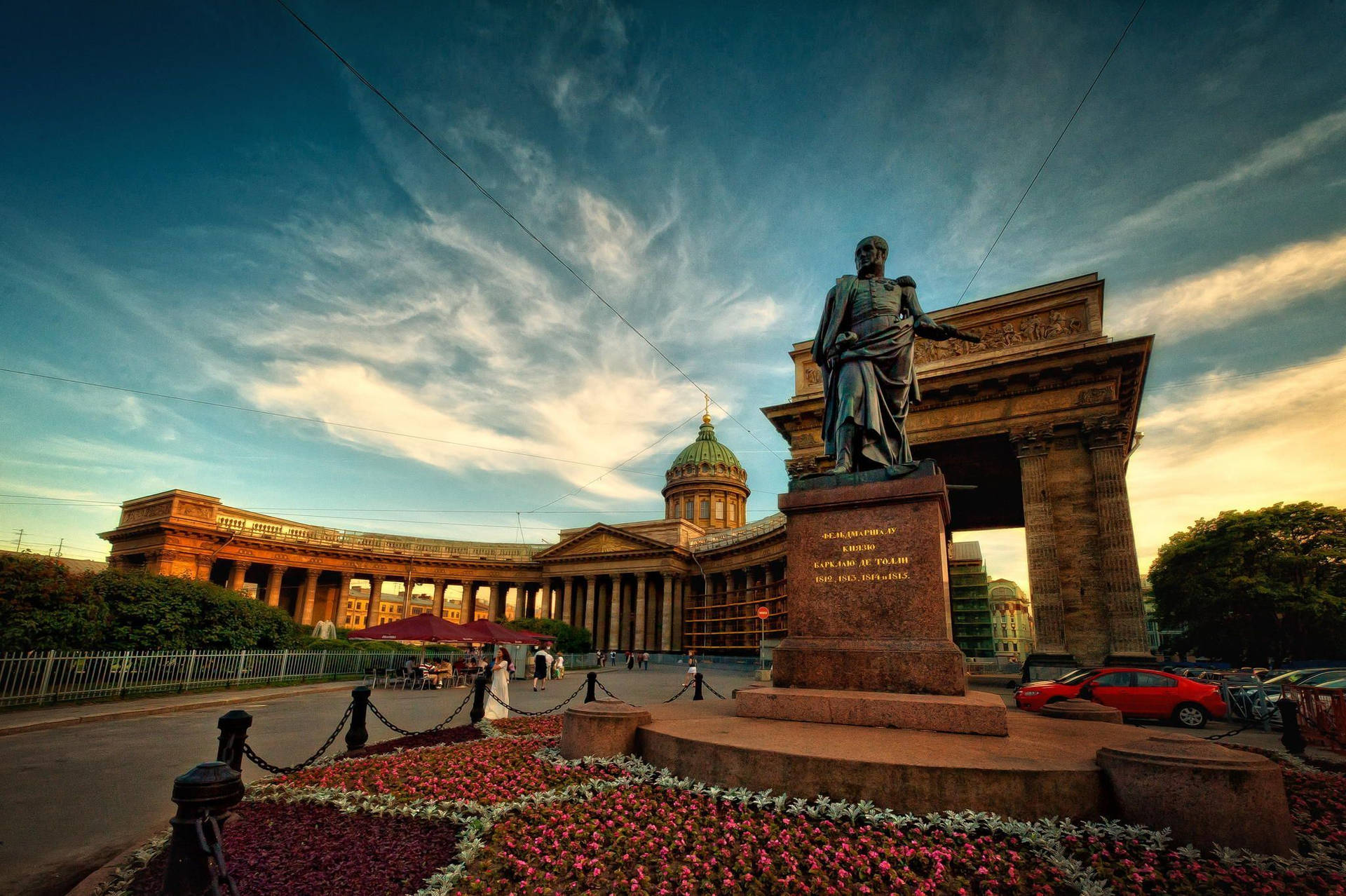 Mikhail Historic Monument St. Petersburg Background