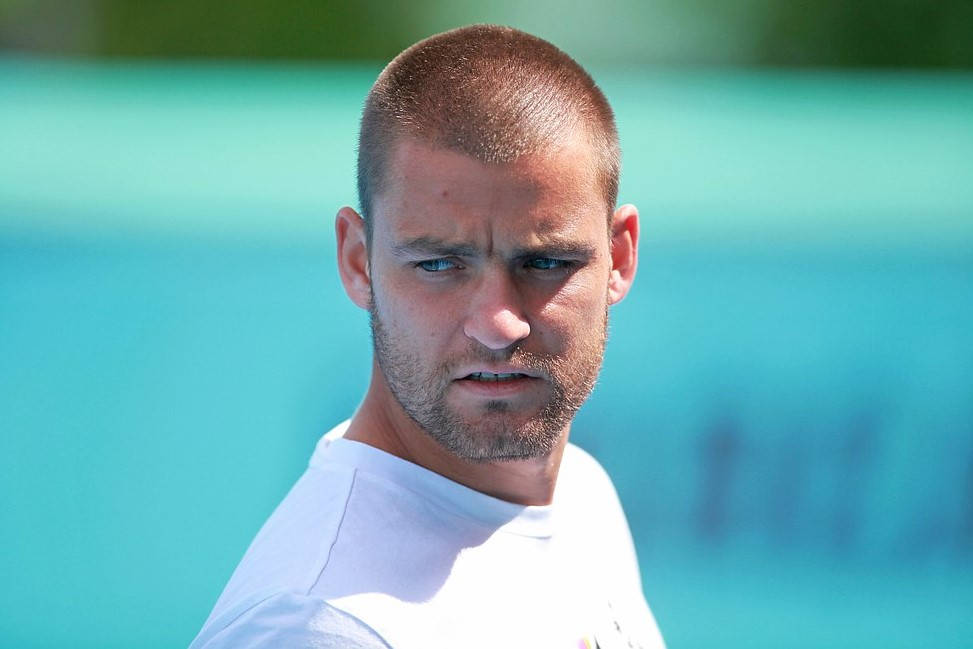 Mikhail Youzhny Eyebrows Furrowed