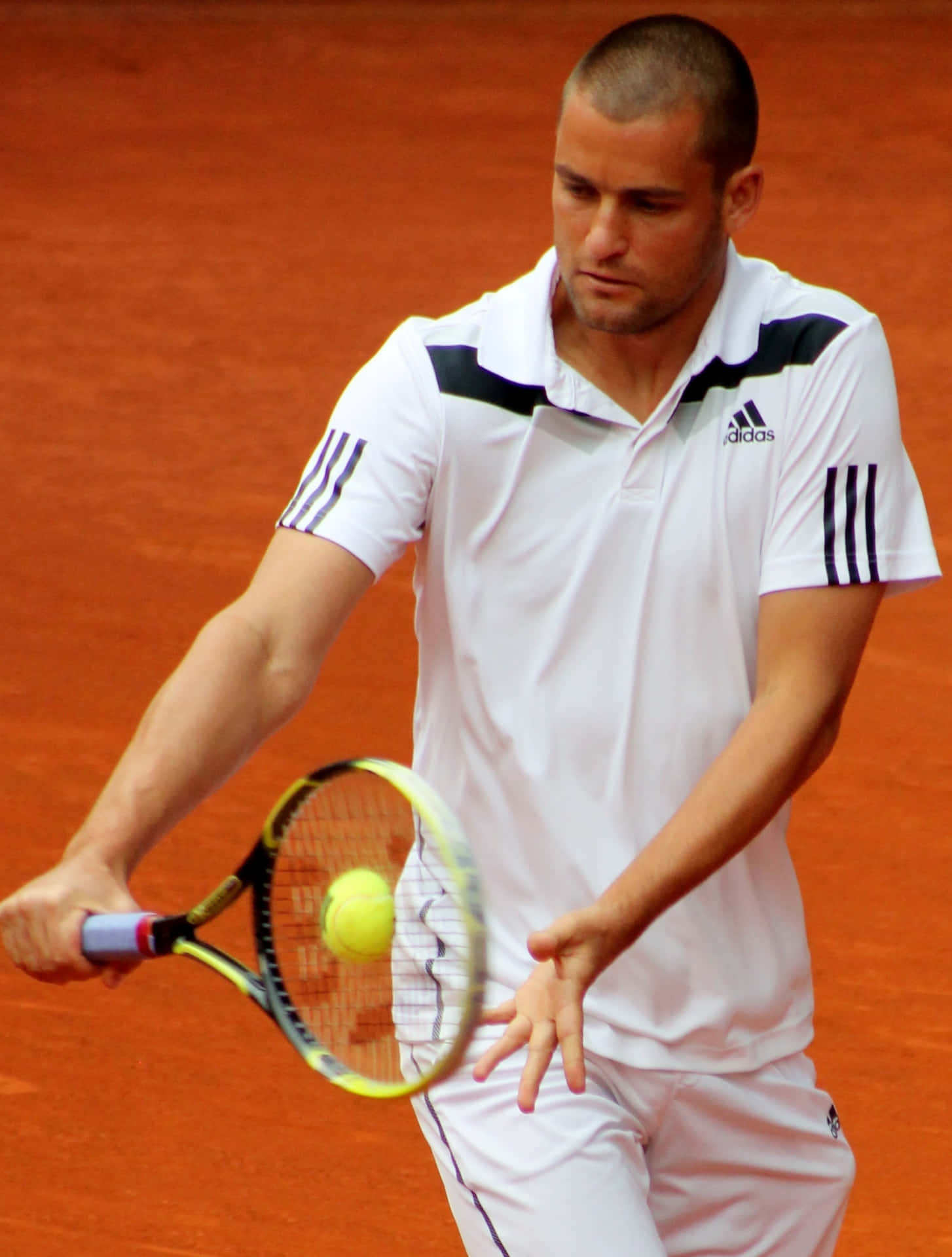 Mikhail Youzhny One-handed Backhand Background