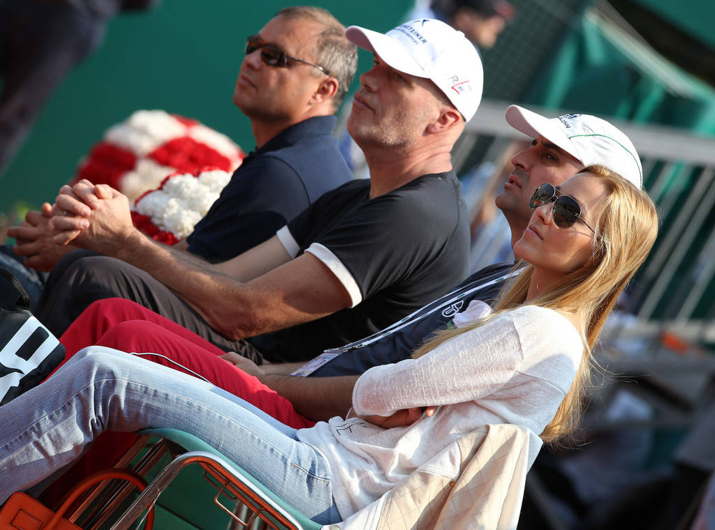 Mikhail Youzhny Watching Tennis Game