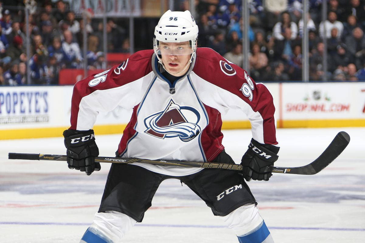 Mikko Rantanen Focused On The Game Background