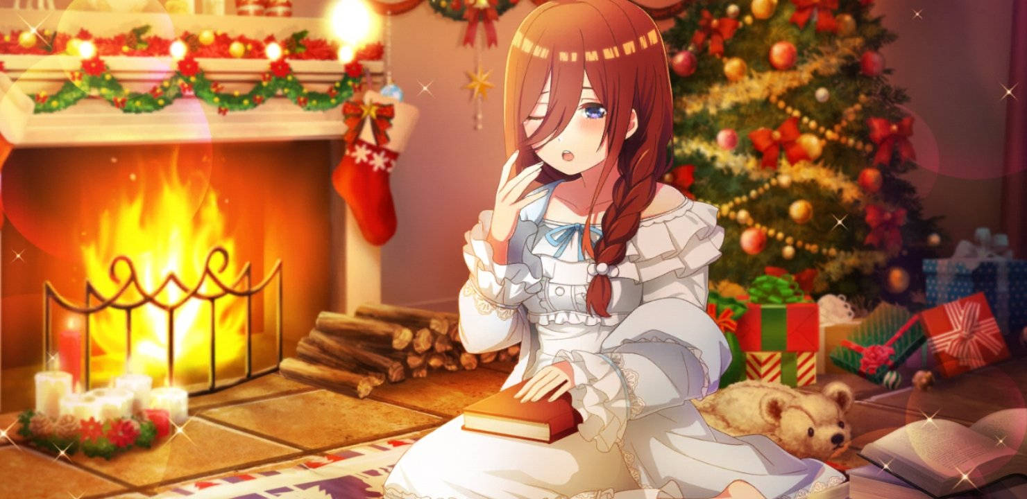 Miku Nakano Christmas Eve Background