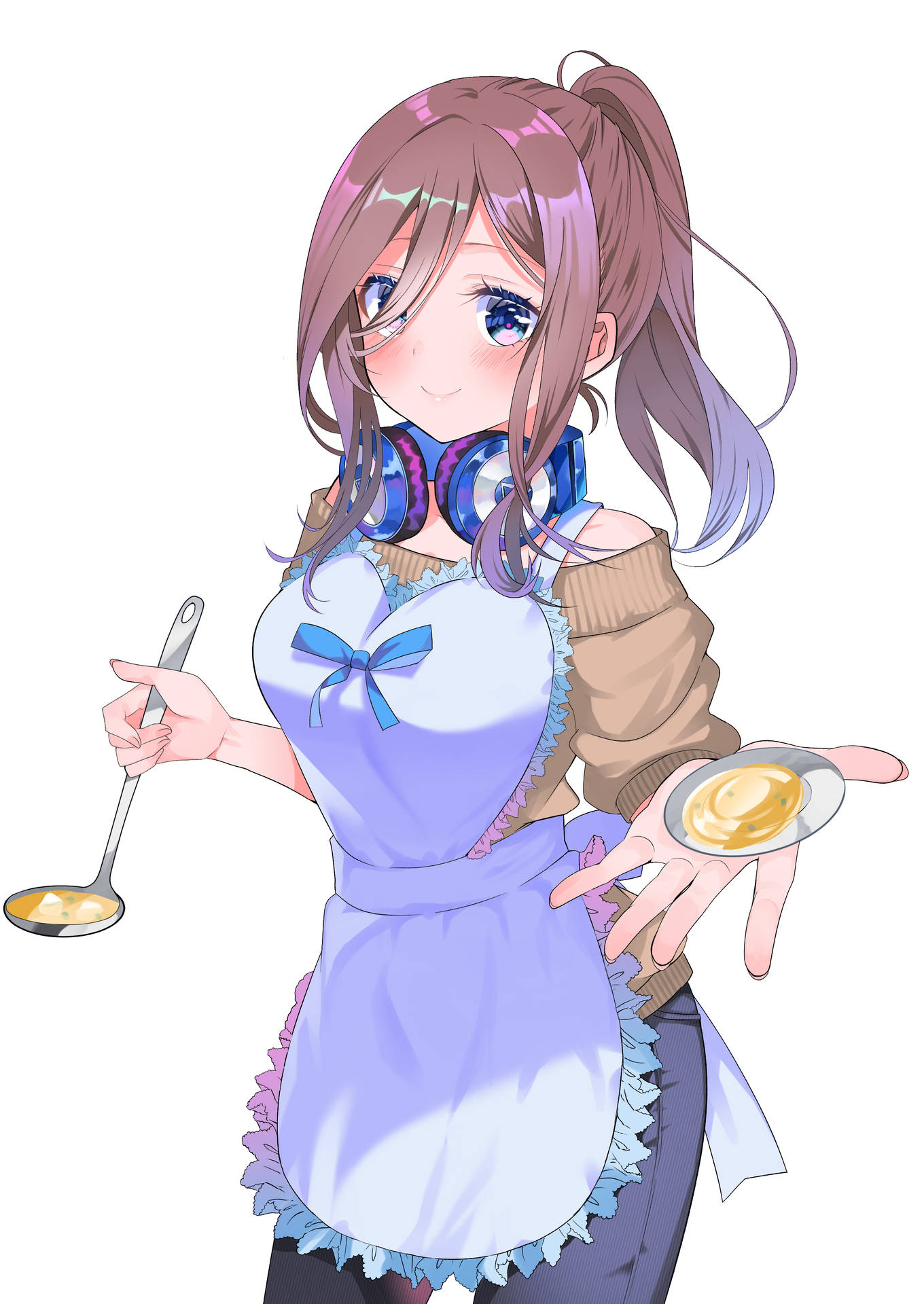 Miku Nakano Preparing Delicious Soup Background