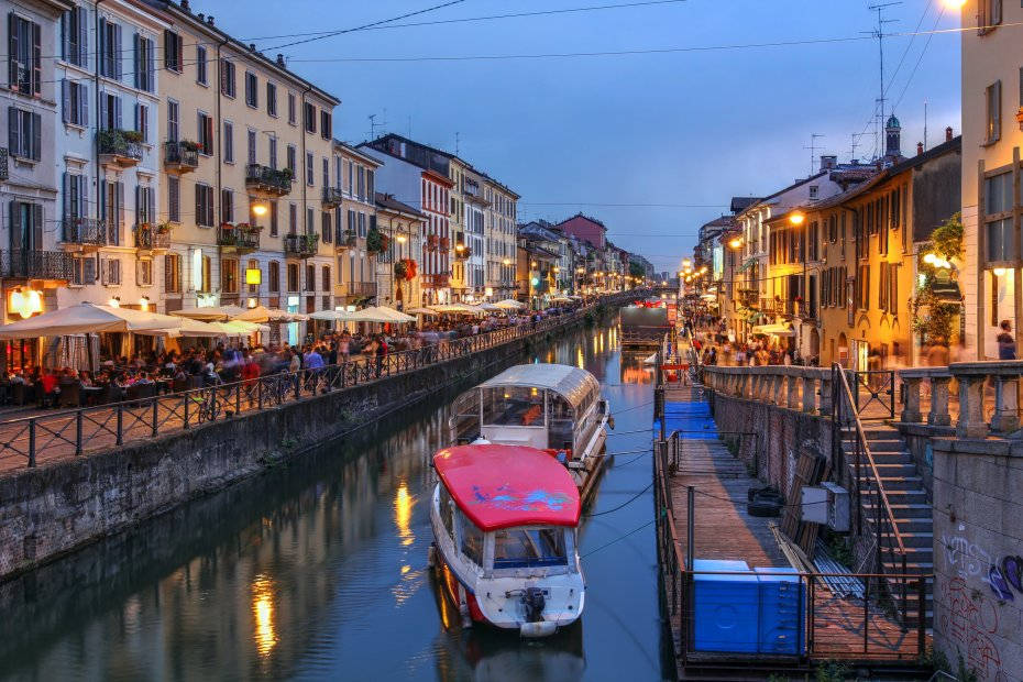 Milan Canals In Navigli