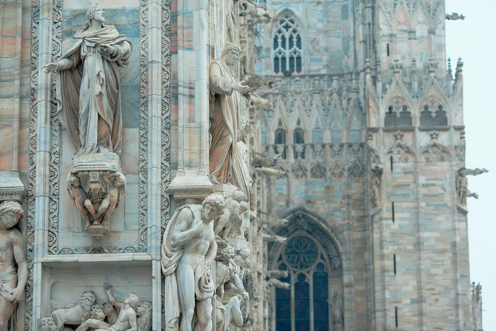 Milan Cathedral Built In Middle Ages