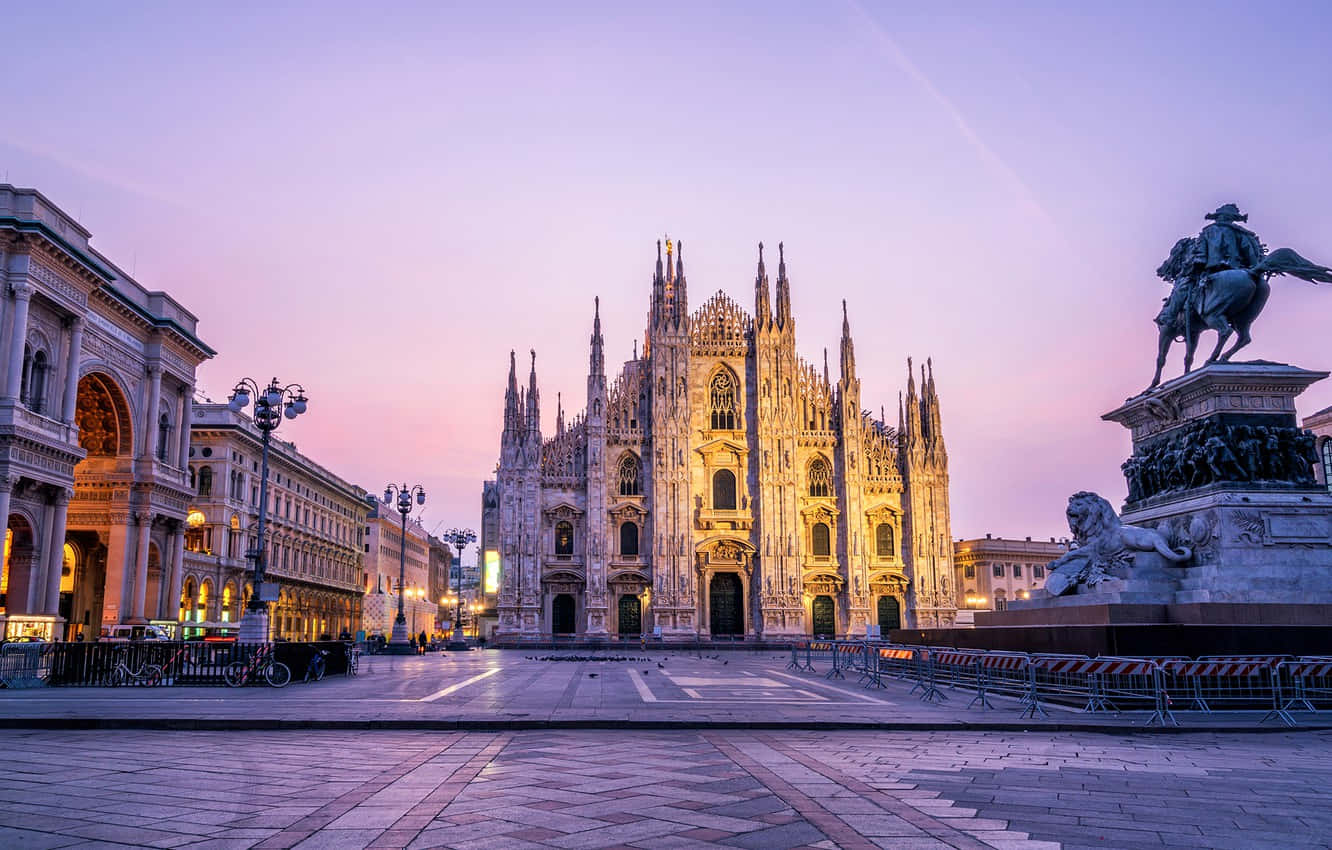 Milan Cathedral From A Distance