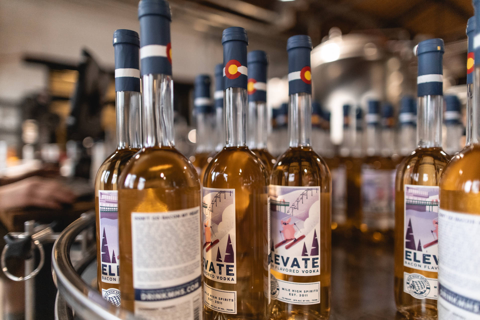 Mile High Spirits Elevate In Distillery Background