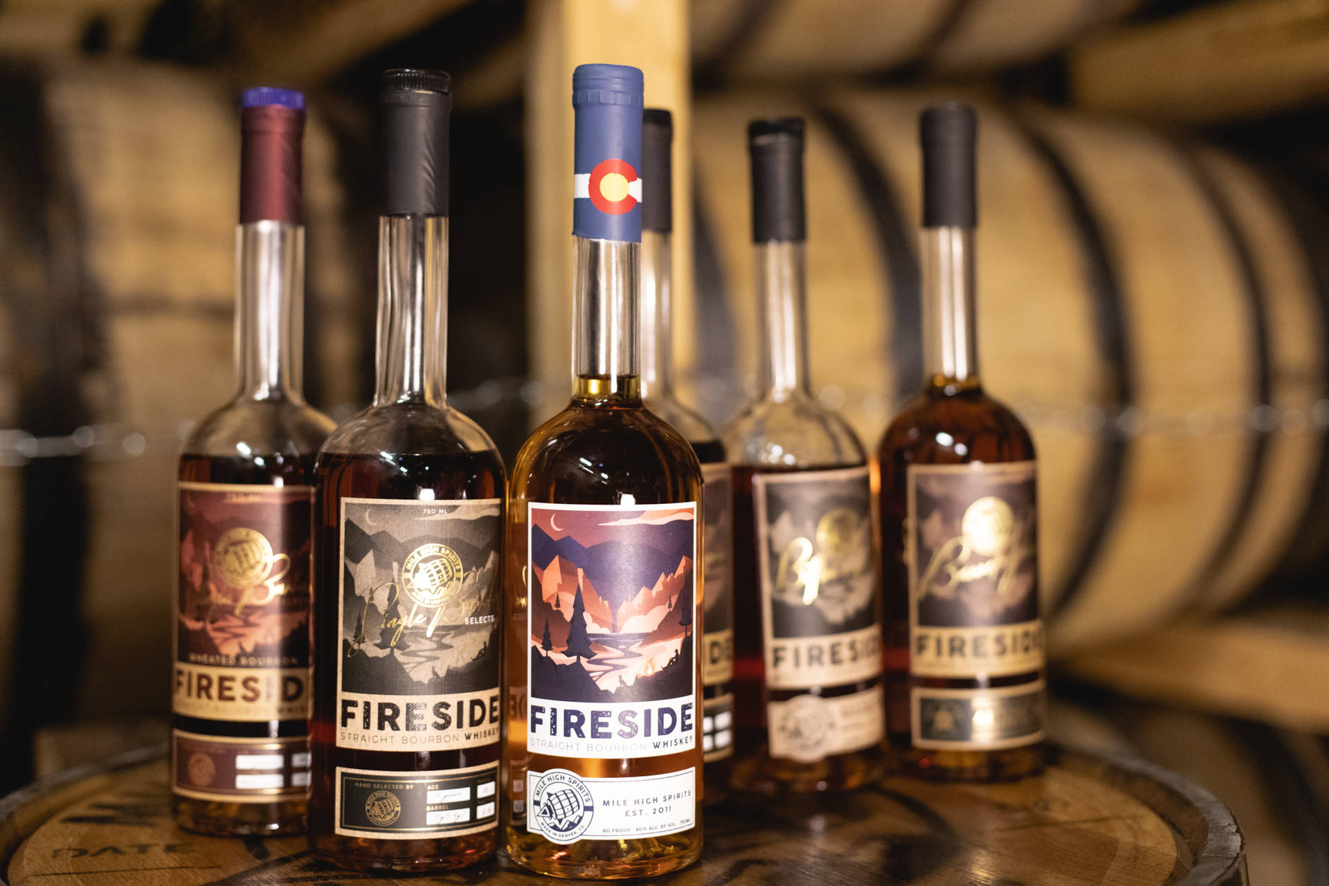 Mile High Spirits Fireside & Fireside Background