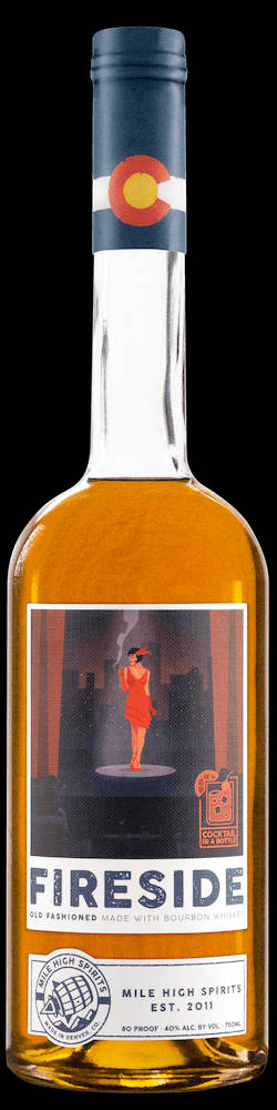 Mile High Spirits Fireside Old Fashioned Background