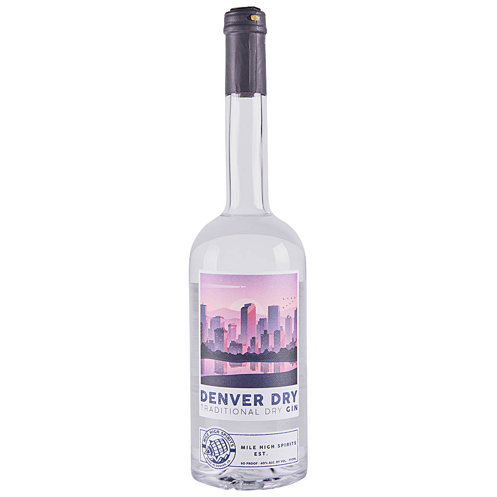 Mile High Spirits London Dry Gin Background