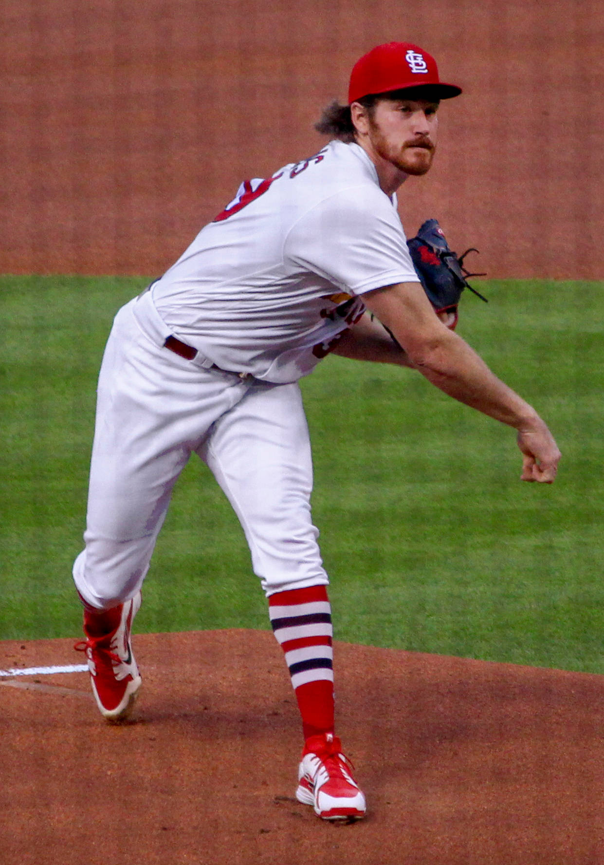 Miles Mikolas In Action Background