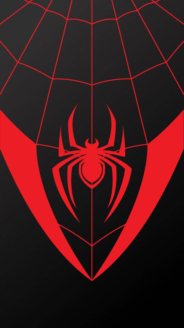 Miles Morales Marvel Spider Man Logo Background