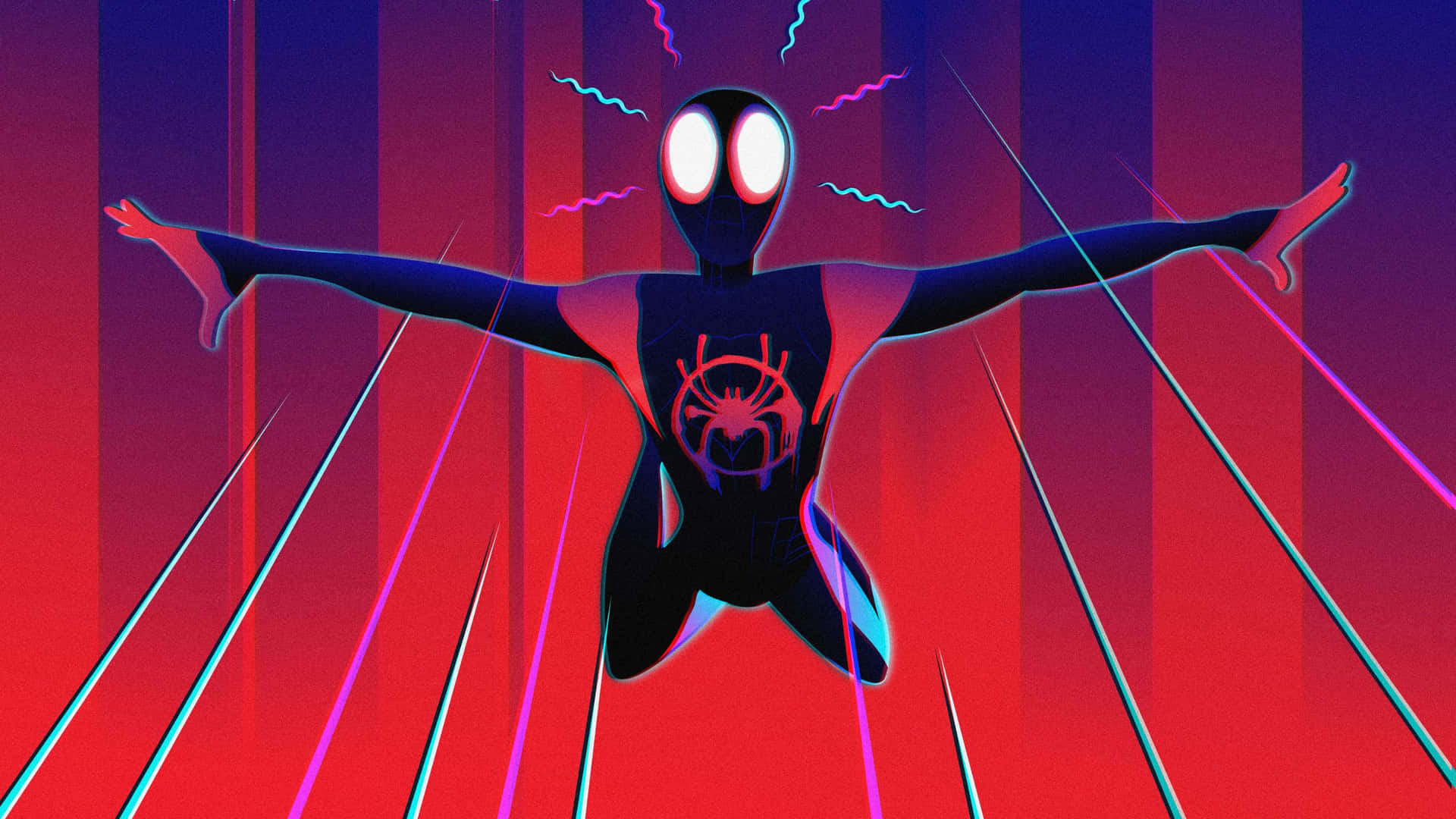 Miles Morales Spiderman Gliding4 K Background