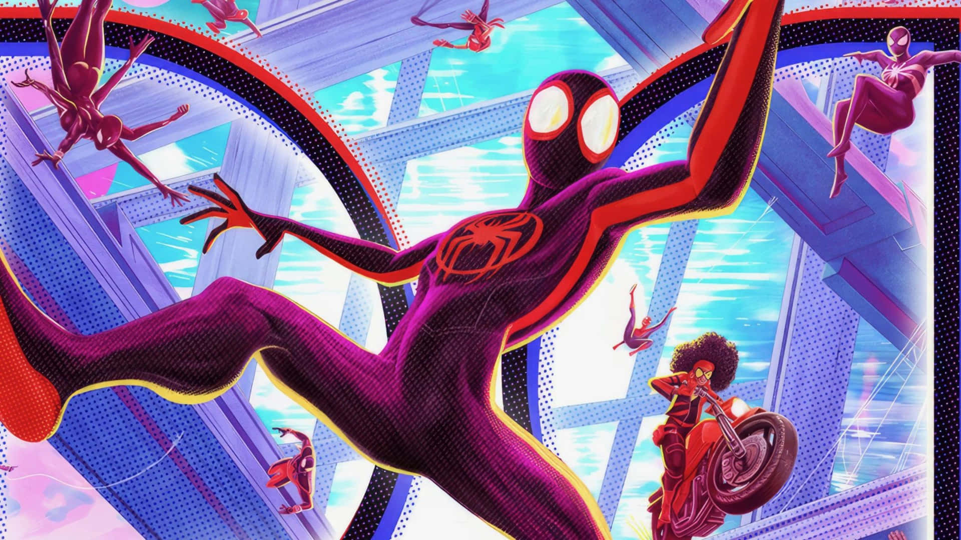 Miles Morales Spiderverse4 K Artwork Background