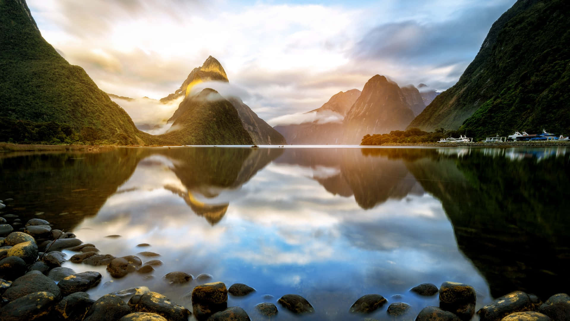 Milford Sound Sunset Sky