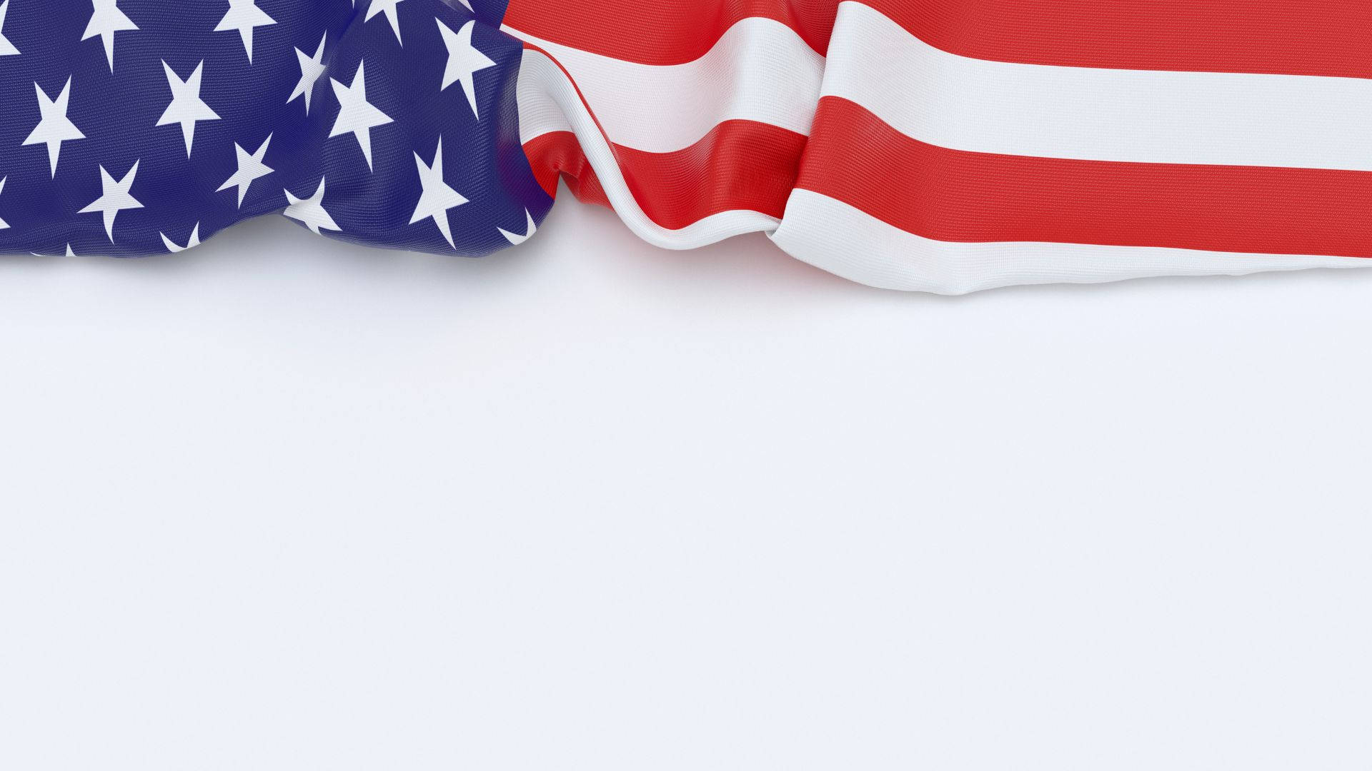 Military American Flag On Table Background