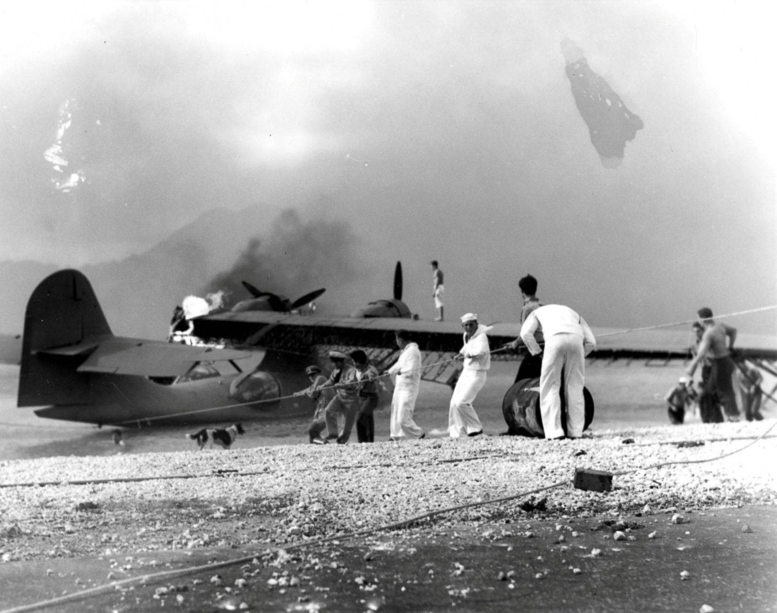 Military Strike On Pearl Harbor Background