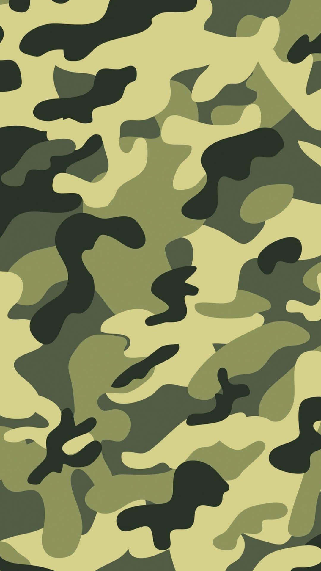 Military-style Green Camouflage Background