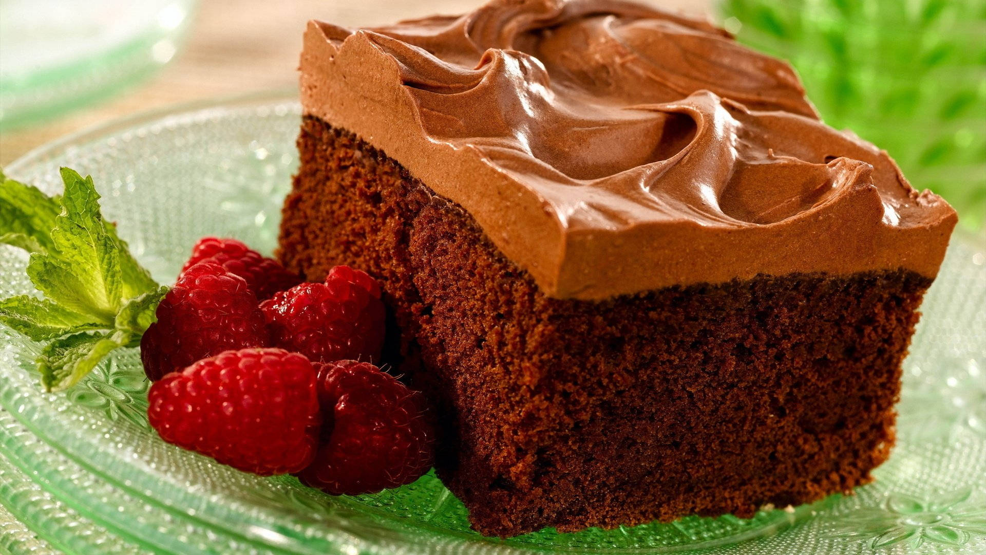Milk Chocolate Sponge Cake Dessert Background