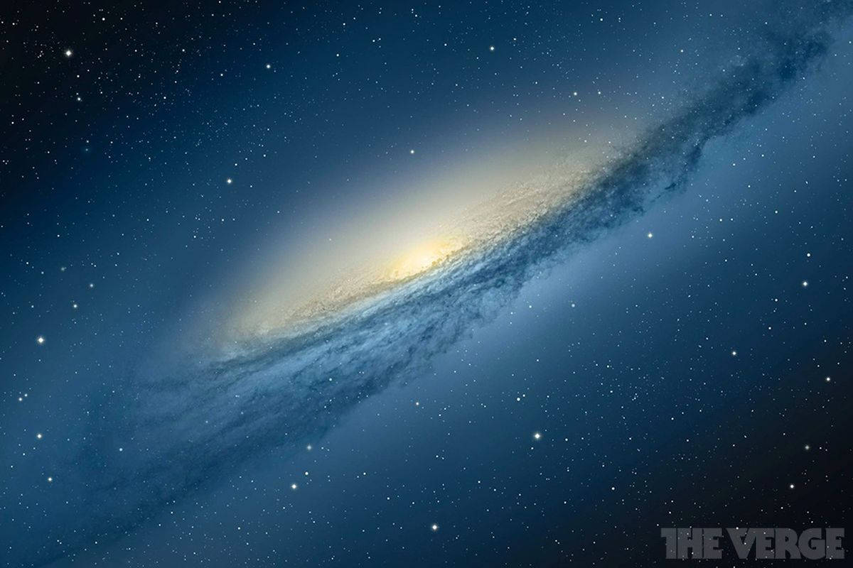 Milky Way Galaxy Apple Background