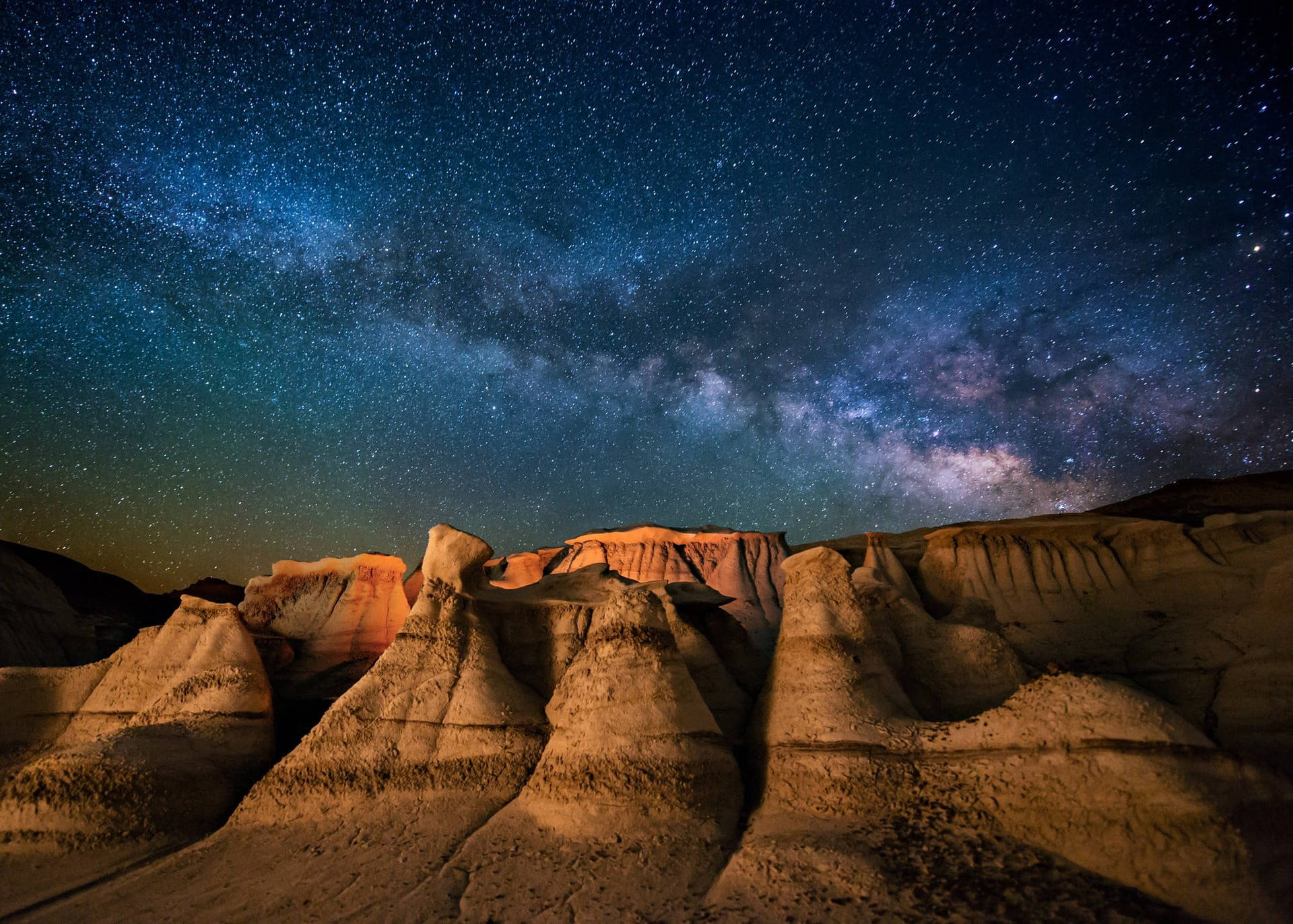 Milky Way Galaxy Brown Canyon