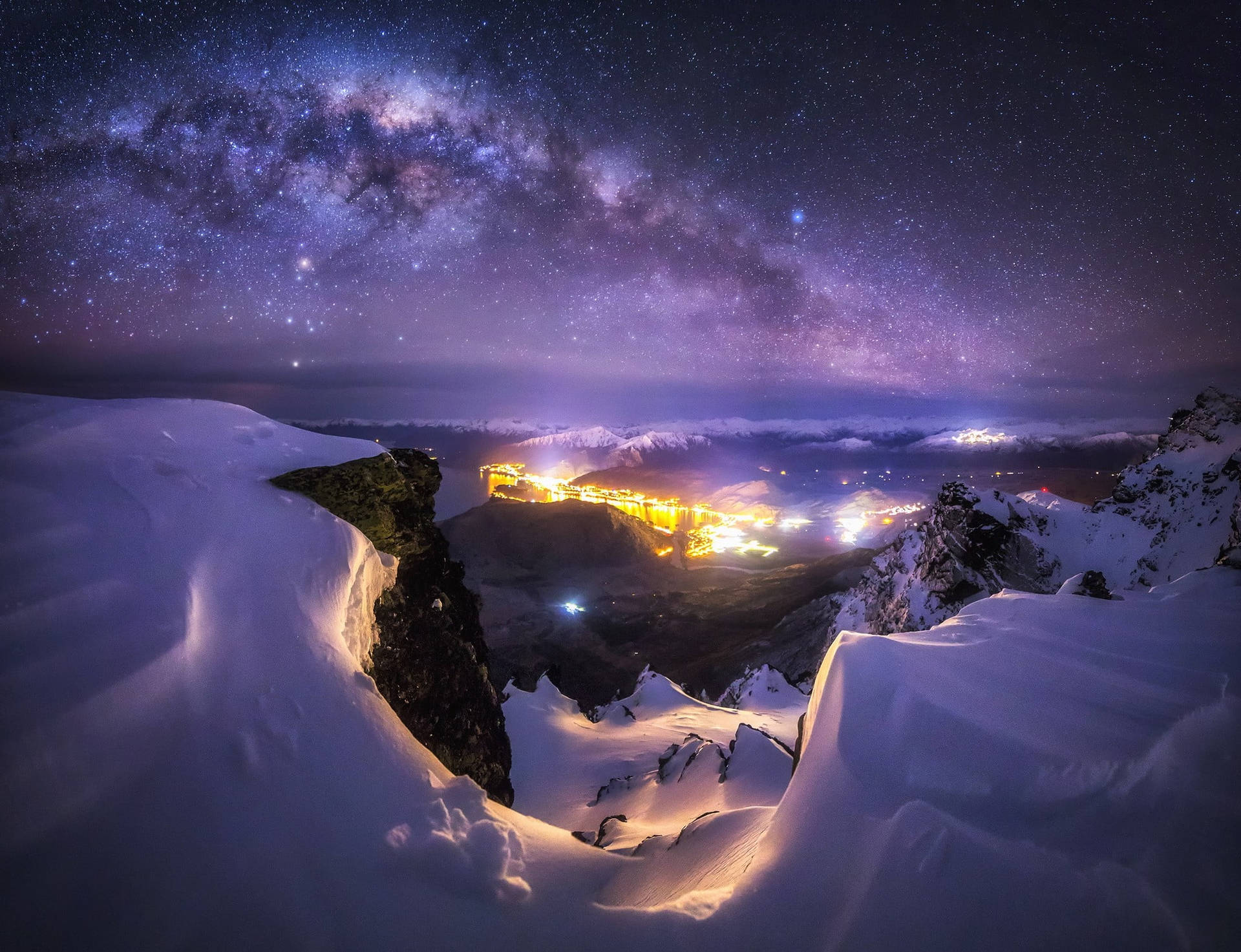 Milky Way Galaxy New Zealand Background